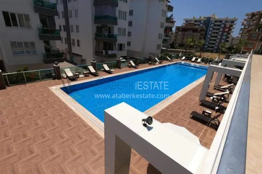 1+1 apartment in Tosmur, 76 m2 with furniture and sea view - property for a residence permit in Alanya  7 