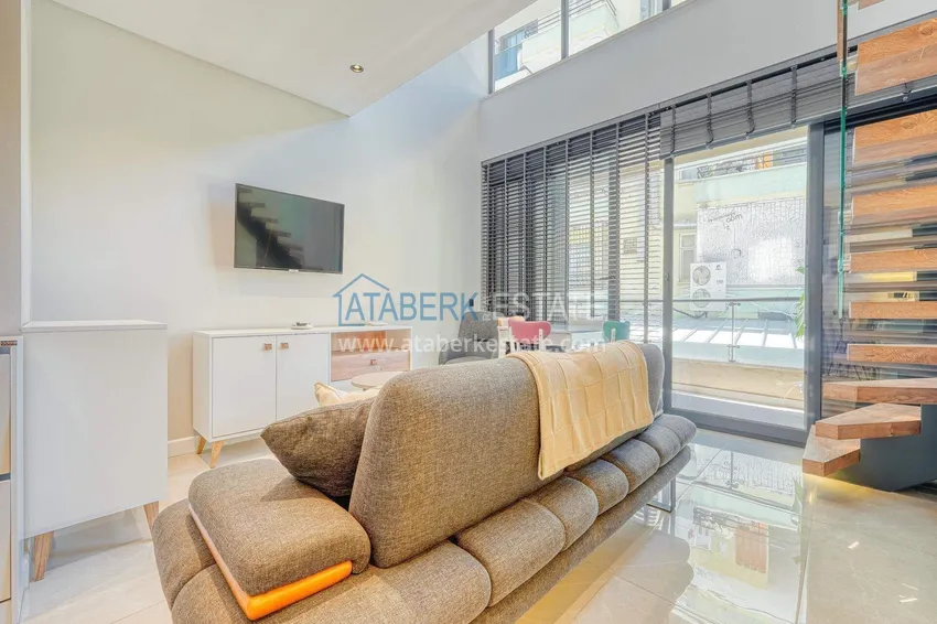 Purchase  Loft 1+1 apartment in the center of Alanya - stylish interior, 250 meters from Cleopatra beach 7 