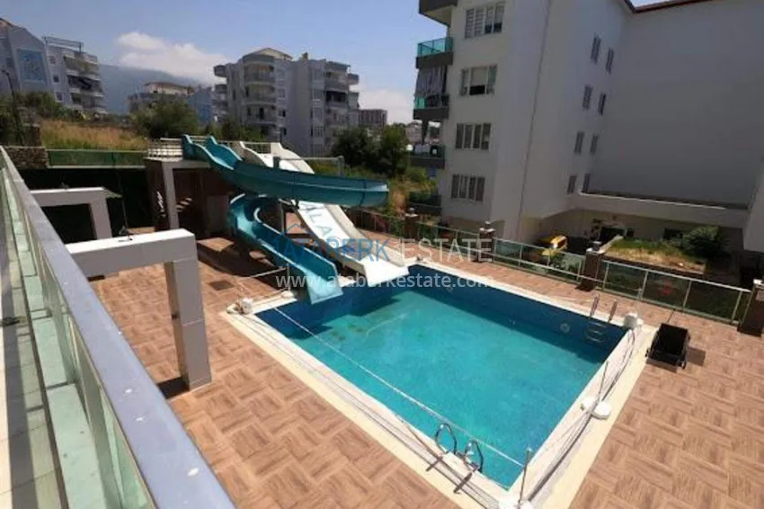 1+1 apartment in Tosmur, 76 m2 with furniture and sea view - property for a residence permit in Alanya  8 