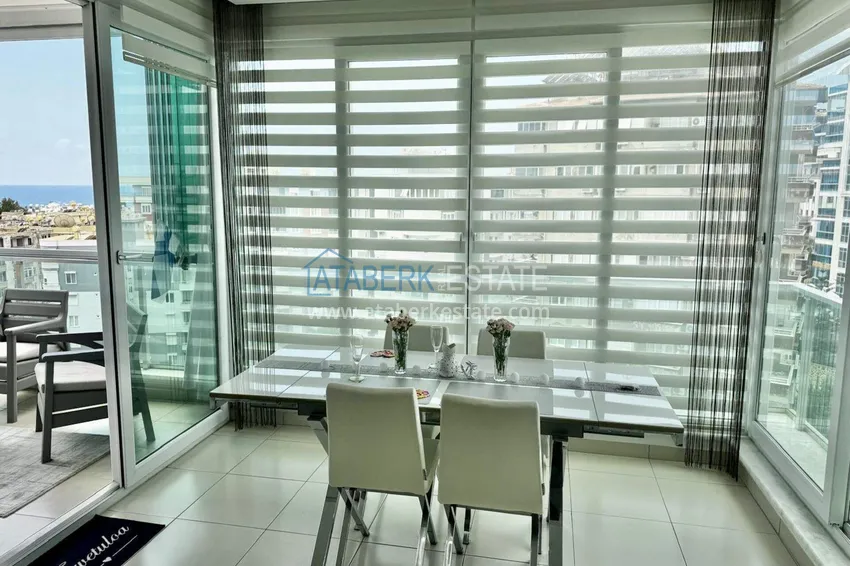 Purchase  1+1 apartment in Tosmur, 76 m2 with furniture and sea view - property for a residence permit in Alanya  9 