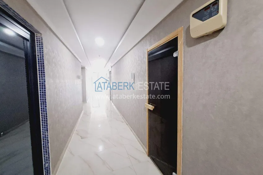 Long-term 1+1 apartment rental in a modern complex - Avsallar, Alanya No. 38 24