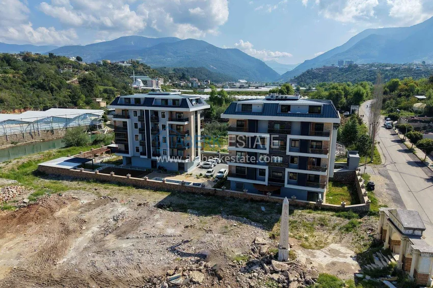 1+1 apartment from the owner in Alanya, Kestel district - favorable price and river view 4