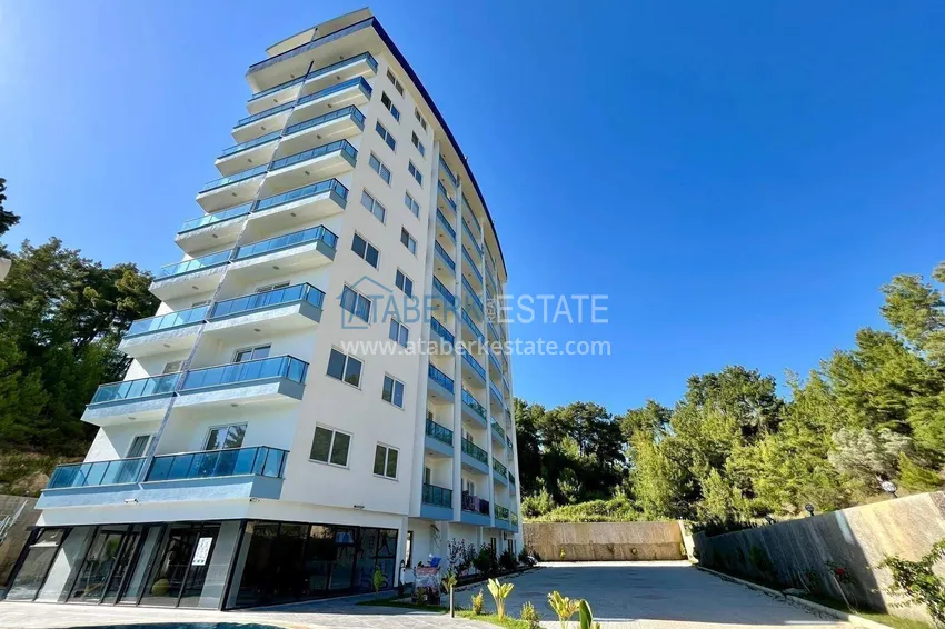 Long-term 1+1 apartment rental in a modern complex - Avsallar, Alanya No. 38 9