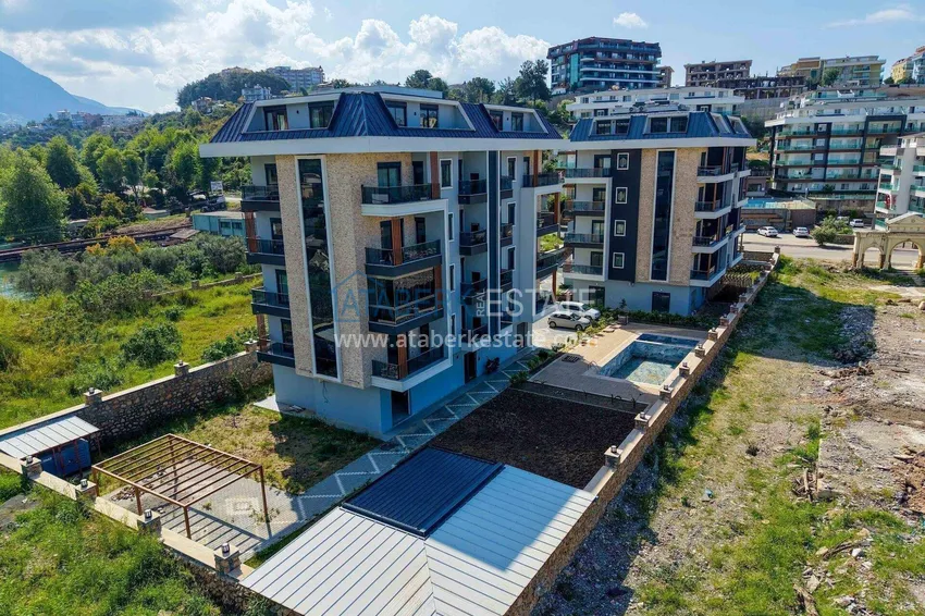 1+1 apartment from the owner in Alanya, Kestel district - favorable price and river view 5
