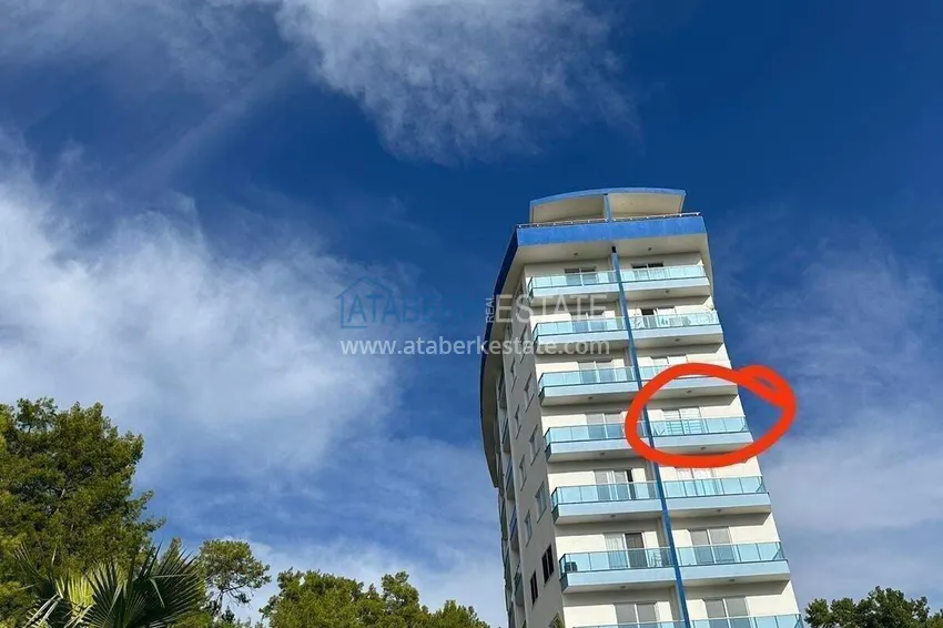 Long-term 1+1 apartment rental in a modern complex - Avsallar, Alanya No. 38 10