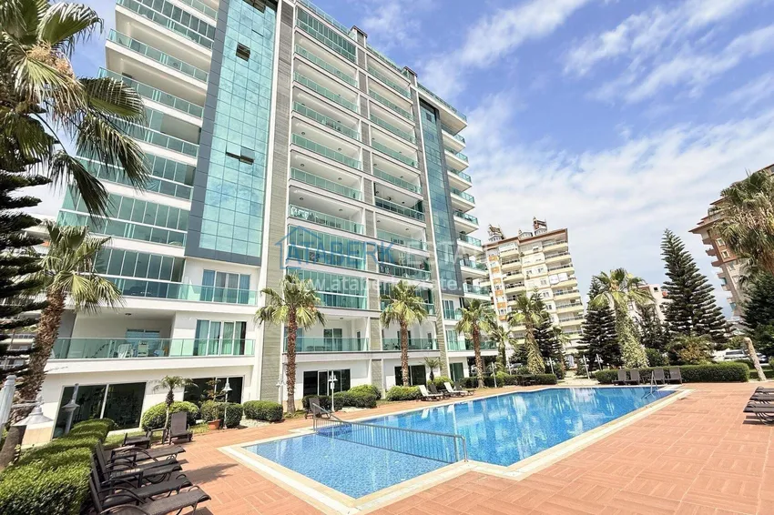 2+1 apartment with sea view in Cikcilli — furniture, modern residence 1 