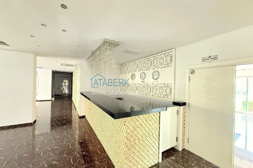 2+1 apartment with sea view in Cikcilli — furniture, modern residence 14 