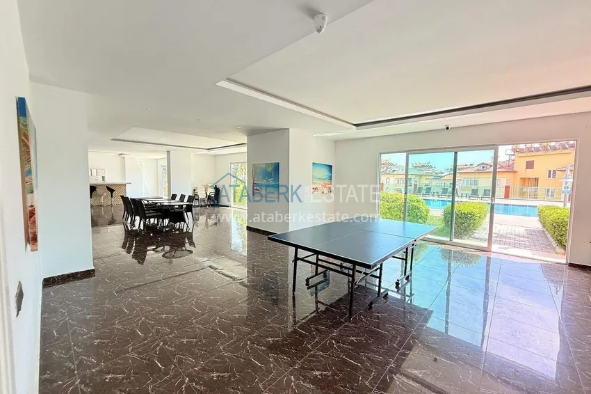 2+1 apartment with sea view in Cikcilli — furniture, modern residence 16 