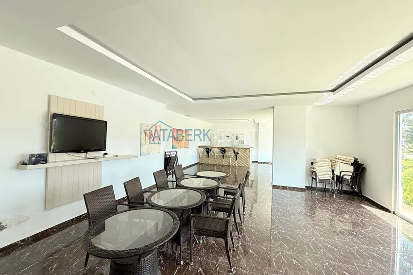 2+1 apartment with sea view in Cikcilli — furniture, modern residence 17 