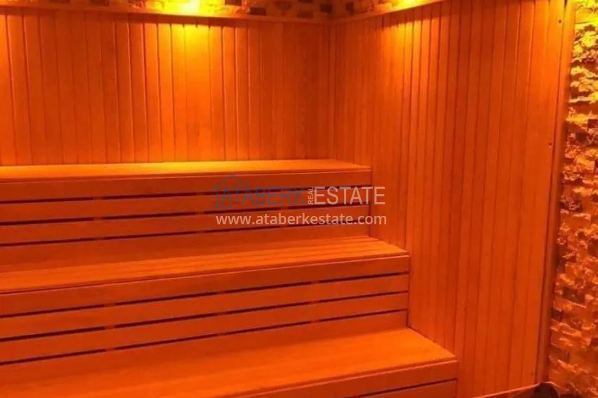 2+1 penthouse in Alanya, Mahmutlar district — furniture, 110 m² terrace, sea and mountain views 19 