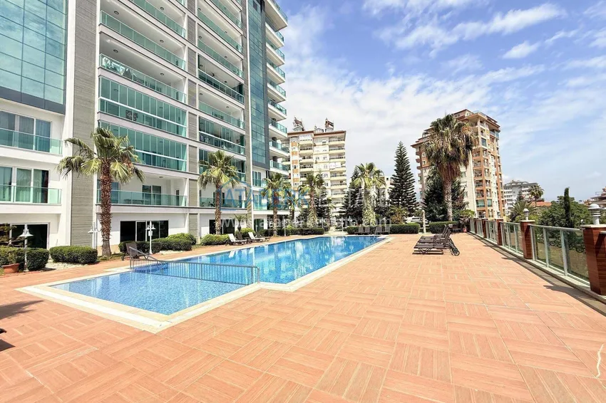2+1 apartment with sea view in Cikcilli — furniture, modern residence 2 