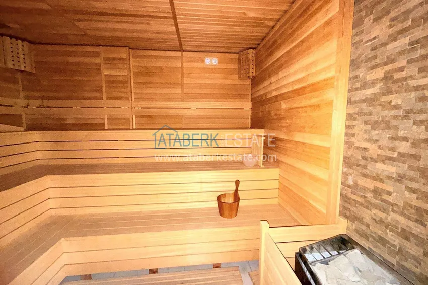2+1 apartment with sea view in Cikcilli — furniture, modern residence 22 