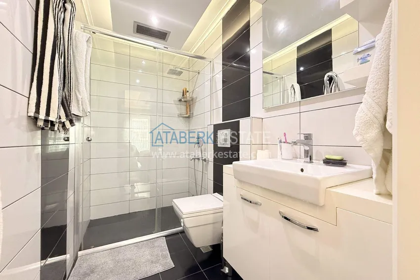 Purchase  2+1 apartment with sea view in Cikcilli — furniture, modern residence 32 