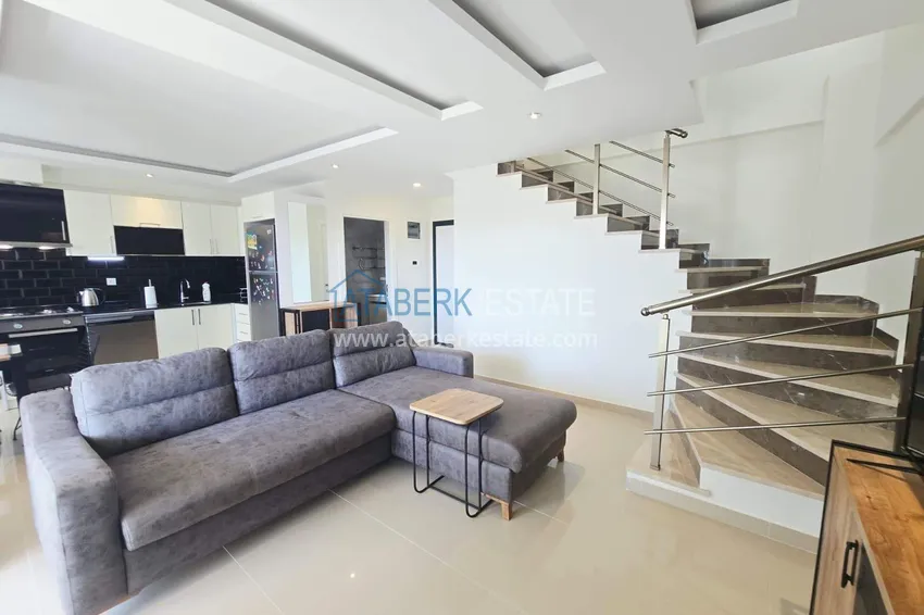Purchase 2+1 penthouse duplex in Alanya - modern interior, from the owner, Avsallar district 3 