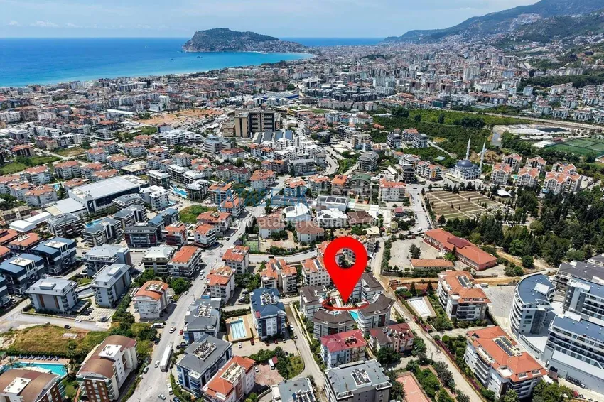 Apartment for a residence permit in Alanya — 2+1 furnished, Oba district  3 