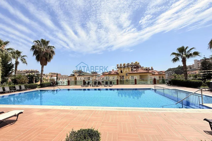 2+1 apartment with sea view in Cikcilli — furniture, modern residence 4 