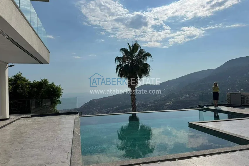 Villa in Alanya, Bektash district - with panoramic views, property under a residence permit 10 
