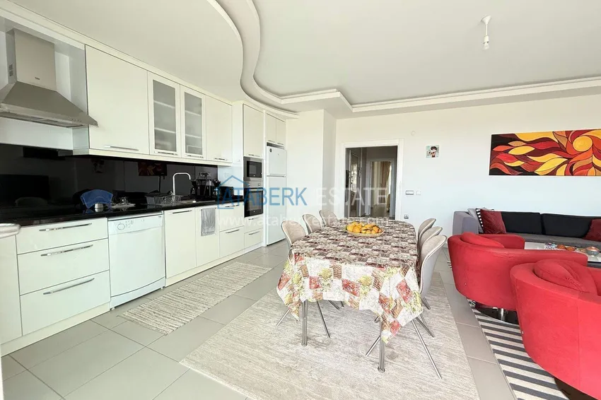 Purchase  2+1 apartment with sea view in Cikcilli — furniture, modern residence 8 