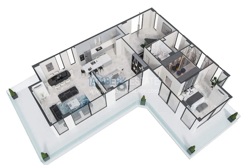 Buy cheap Villa in Alanya, Bektash district - with panoramic views, property under a residence permit 2 