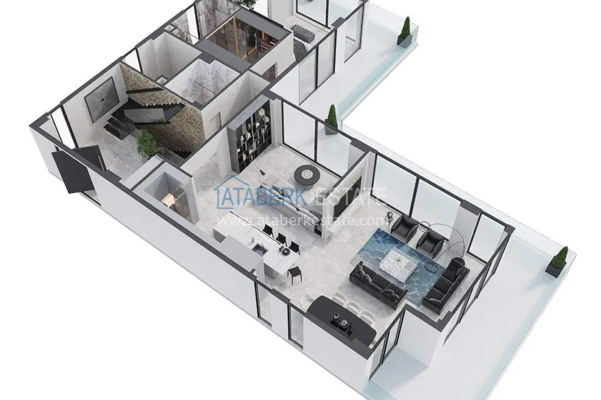 Buy cheap Villa in Alanya, Bektash district - with panoramic views, property under a residence permit 4 