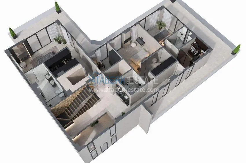 Buy cheap Villa in Alanya, Bektash district - with panoramic views, property under a residence permit 5 