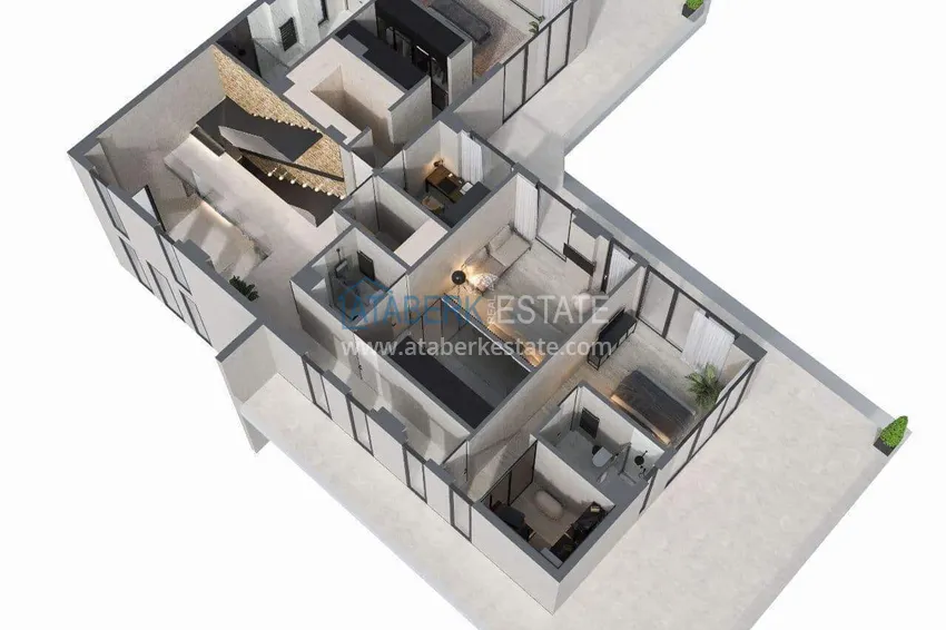 Buy cheap Villa in Alanya, Bektash district - with panoramic views, property under a residence permit 8 