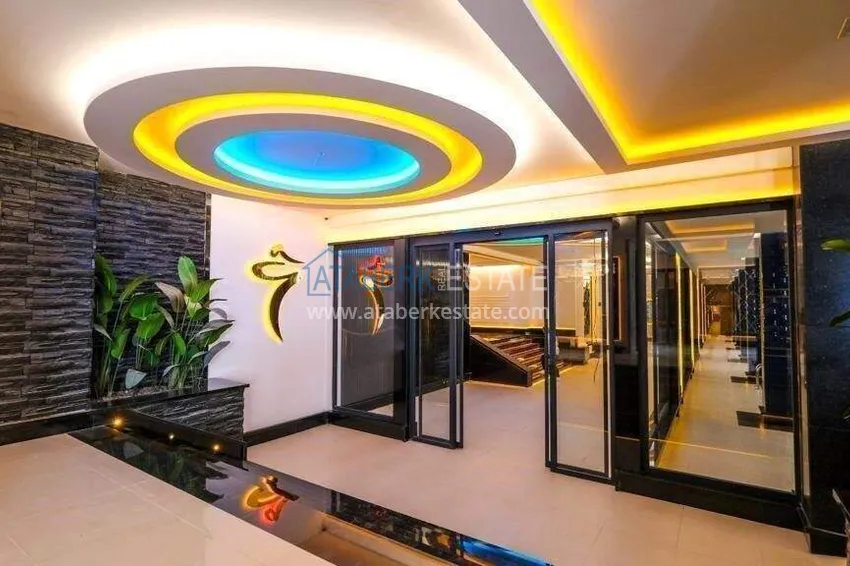 2+1 penthouse in Alanya, Mahmutlar district center - furniture, sea view 10 