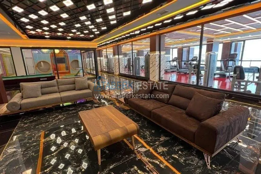 2+1 penthouse in Alanya, Mahmutlar district center - furniture, sea view 13 