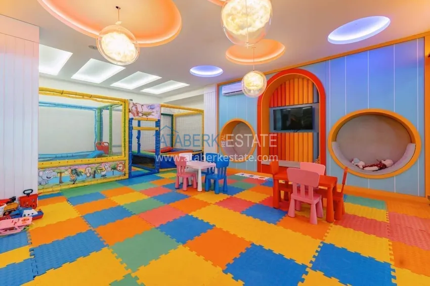 2+1 penthouse in Alanya, Mahmutlar district center - furniture, sea view 15 