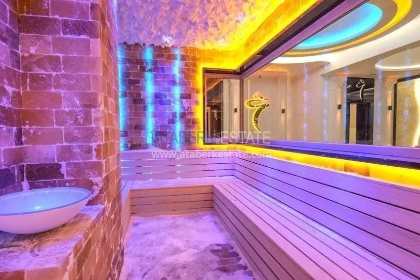2+1 penthouse in Alanya, Mahmutlar district center - furniture, sea view 24 