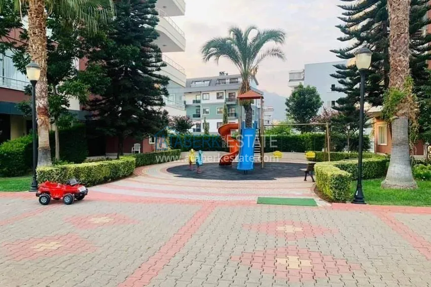 2+1 apartment for a residence permit in Alanya, Tosmur district - furniture, mountain and sea views 10 