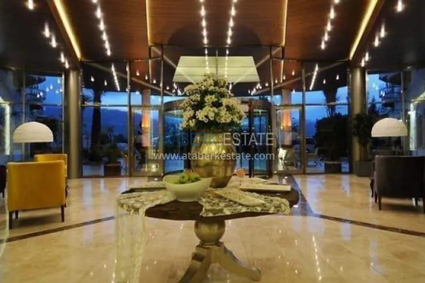 1+1 apartment in Alanya — furniture, famous resort-style, Mahmutlar district 19 