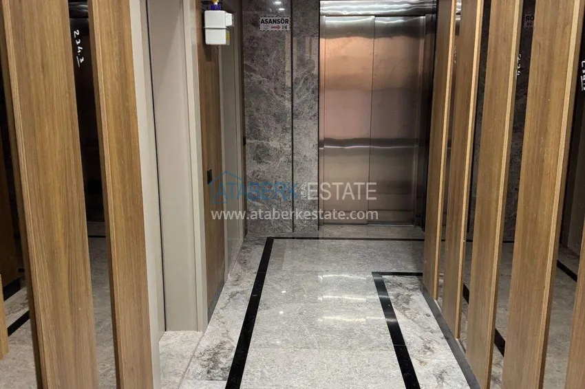 Long-term rent in Antalya city center — 1+1, unfurnished, new home 5 