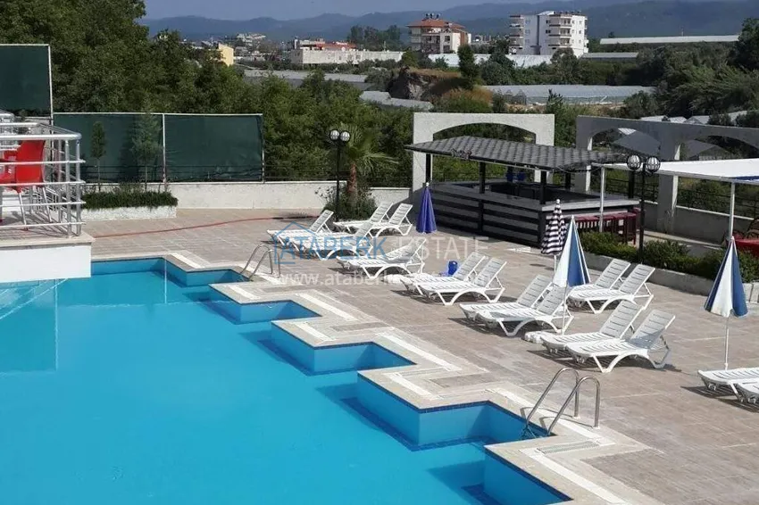 Apartment 1+1 for a residence permit in Alanya — favorable price, furniture, sea view  4 