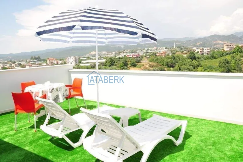 Apartment 1+1 for a residence permit in Alanya — favorable price, furniture, sea view  5 
