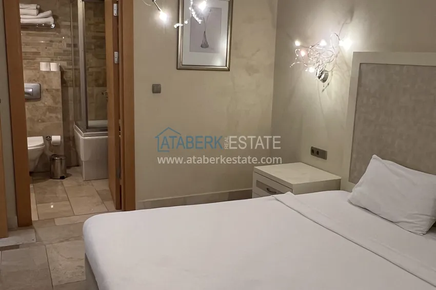 Purchase  1+1 apartment in Alanya — furniture, famous resort-style, Mahmutlar district 7 