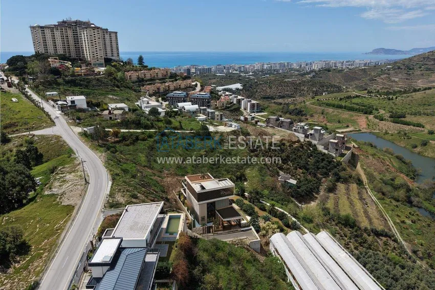Luxury villa for citizenship in Alanya, Kargicak district — construction phase 2 