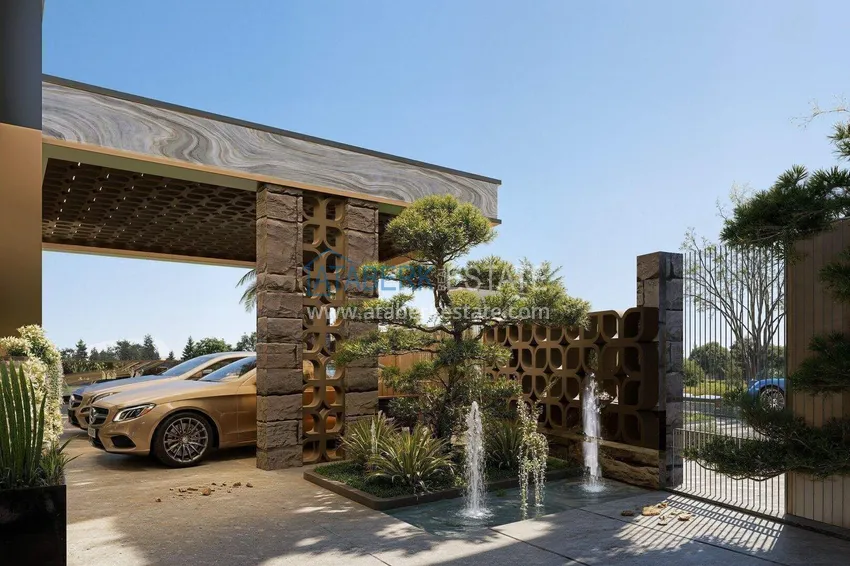 Luxury villa for citizenship in Alanya, Kargicak district — construction phase 11 