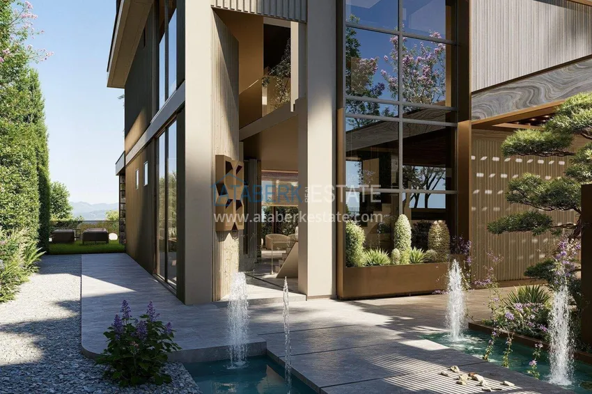 Luxury villa for citizenship in Alanya, Kargicak district — construction phase 12 