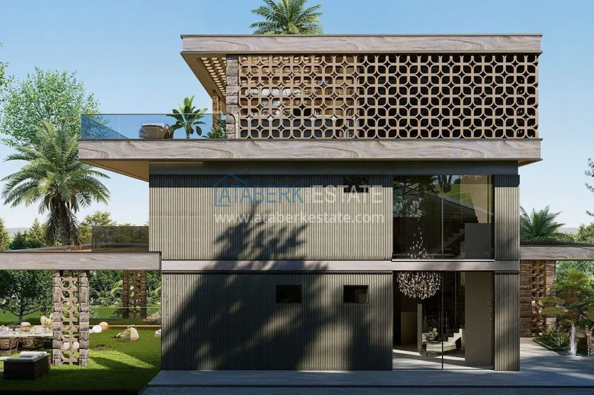 Luxury villa for citizenship in Alanya, Kargicak district — construction phase 14 