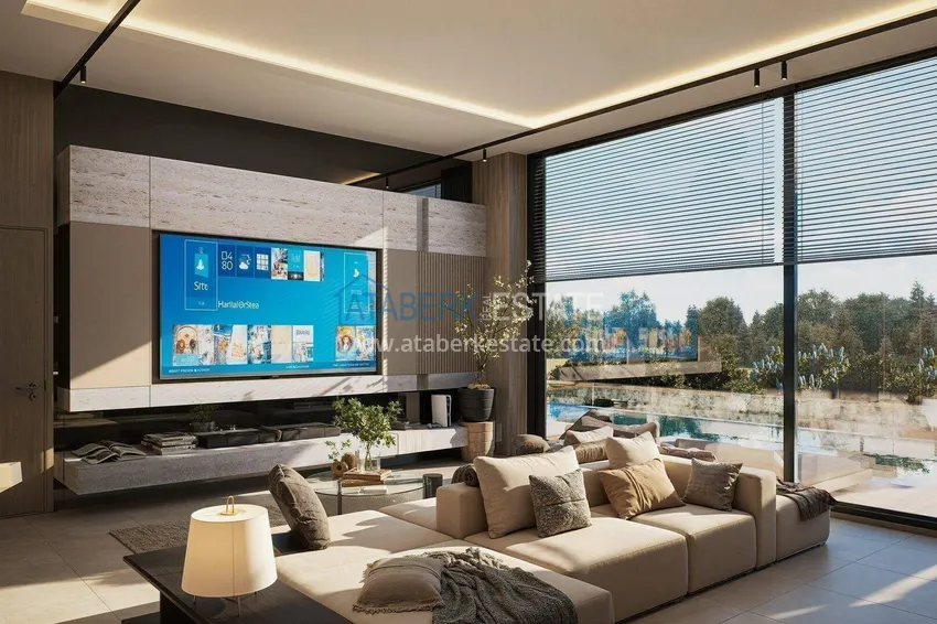 Purchase Luxury villa for citizenship in Alanya, Kargicak district — construction phase 15 