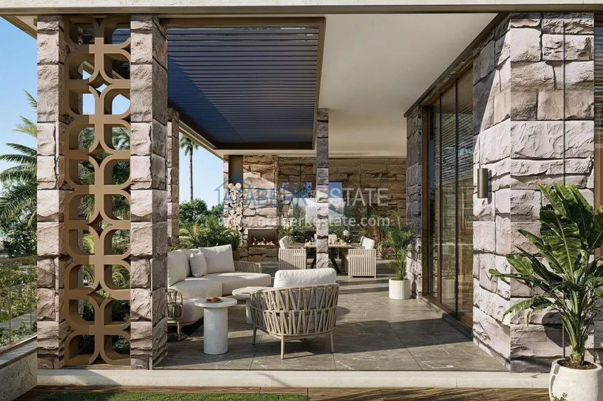Luxury villa for citizenship in Alanya, Kargicak district — construction phase 18 