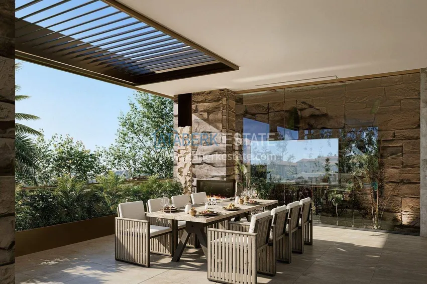 Luxury villa for citizenship in Alanya, Kargicak district — construction phase 19 