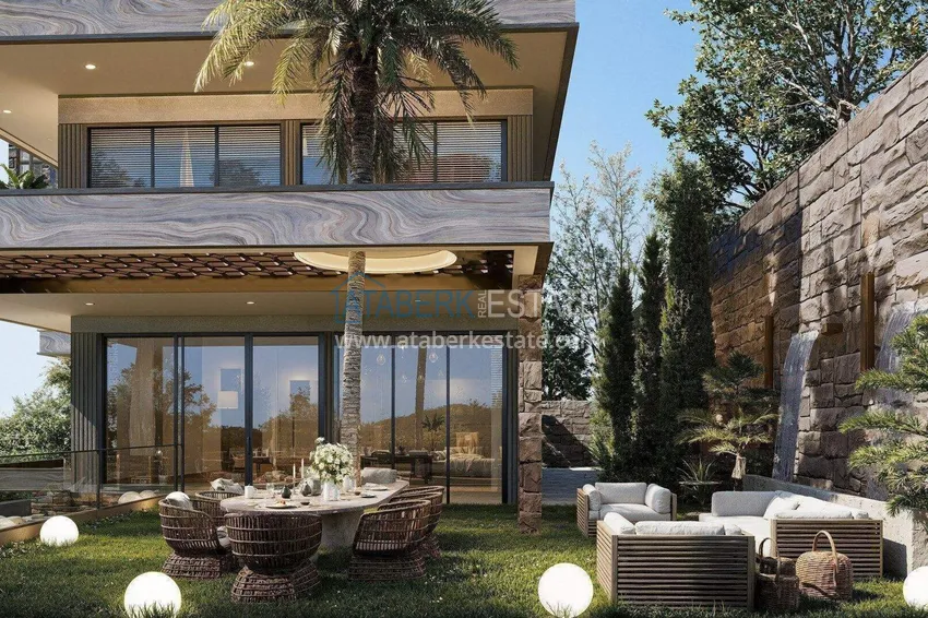 Luxury villa for citizenship in Alanya, Kargicak district — construction phase 23 