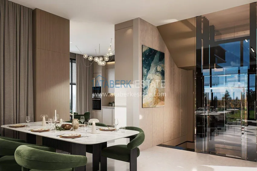 Purchase Luxury villa for citizenship in Alanya, Kargicak district — construction phase 3 