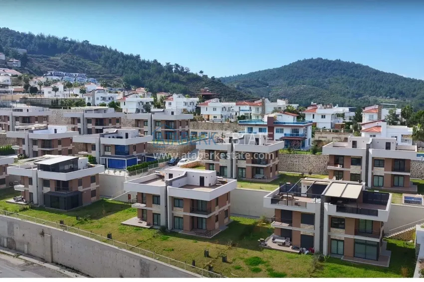 Villa 3+1 in Alanya, Kargicak district - for a residence permit, from the owner, furnished in a cottage complex  4 