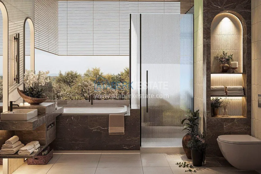 Purchase Luxury villa for citizenship in Alanya, Kargicak district — construction phase 13 