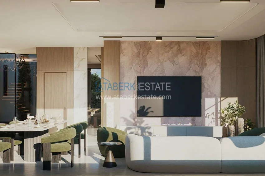 Purchase Luxury villa for citizenship in Alanya, Kargicak district — construction phase 6 