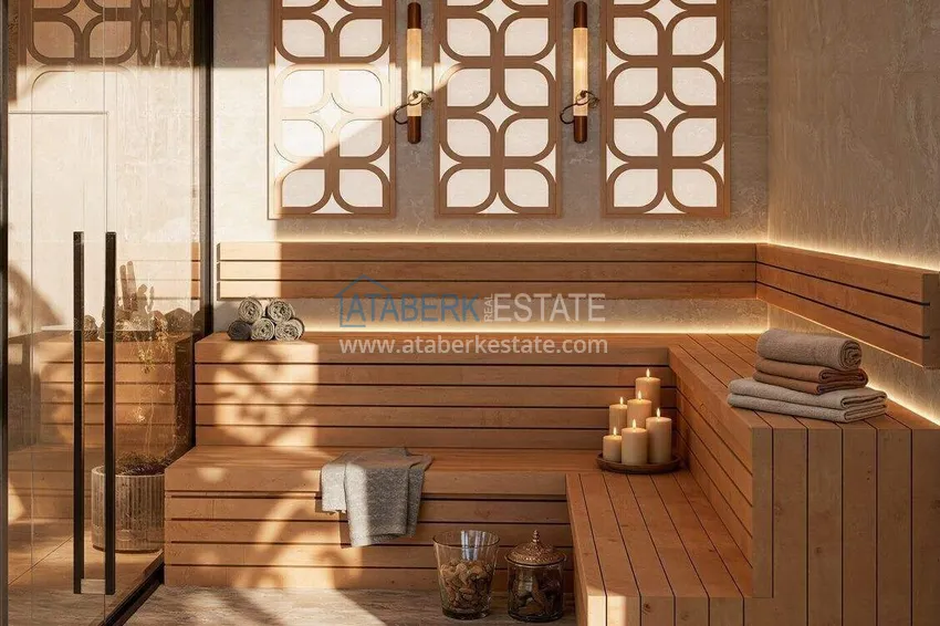 Purchase Luxury villa for citizenship in Alanya, Kargicak district — construction phase 20 