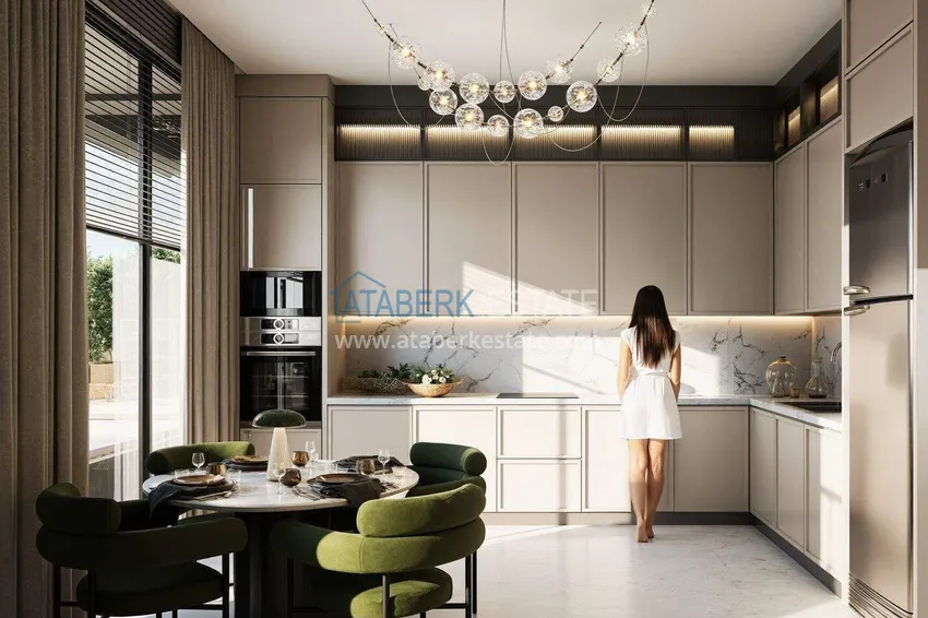 Purchase Luxury villa for citizenship in Alanya, Kargicak district — construction phase 7 